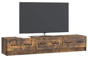 VidaXL TV szekrény fiókkal Füstös Tölgy 147 x 34,5 x 27 cm Szerelt Fa