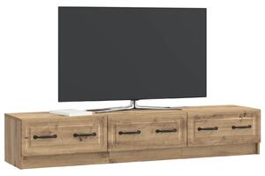 VidaXL TV szekrény Kézműves Tölgy 147 x 34,5 x 27 cm Szerelt Fa