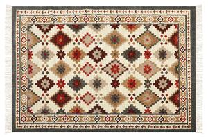Színes kilim gyapjúszőnyeg 140 x 200 cm GHUKASAVAN