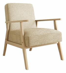 Fotel Clovis 100, Kárpit, 76x59x67cm, Fenyő, Bükkfa