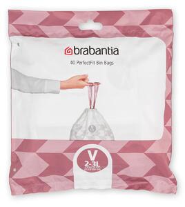 Brabantia PerfectFit szemeteszsákok 3 l fehér 100253