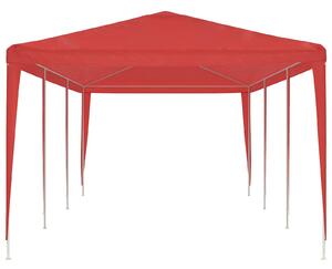 VidaXL Partysátor 900 x 300 x 255 cm, PE és acél, Piros