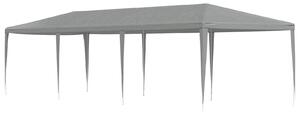 VidaXL Partysátor 900 x 300 x 255 cm, PE és acél, Világosszürke