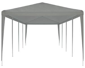 VidaXL Partysátor 1200 x 300 x 255 cm, PE és acél, Világosszürke
