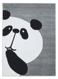 Gyermek szürke játszószőnyeg, panda