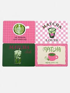 Sinsay - Matcha mintás tányéralátét 4 db-os csomag - zöld