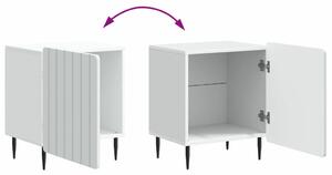 VidaXL Éjjeliszekrény 2 pcs Fehér 43 x 34,5 x 52 cm Szerelt Fa