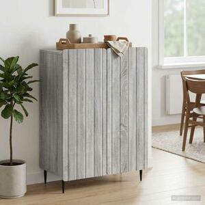 VidaXL Széf Szürke Sonoma 66 x 34,5 x 92 cm Szerelt Fa