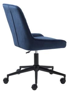 Milton kék forgószék - Unique Furniture
