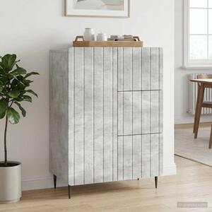 VidaXL Széf Betonszürke 66 x 34,5 x 91,5 cm Szerelt Fa