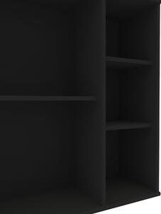Fekete moduláris polcrendszer 68,5x69 cm Mistral Kubus - Hammel Furniture