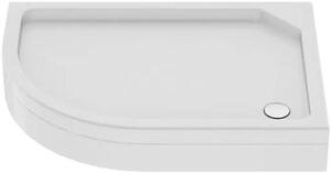 New Trendy New Maxima félkör alakú zuhanytálca 120x85 cm fehér B-0341