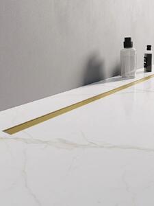 New Trendy Visio Slim Gold lineáris lefolyó 80 cm arany OL-0083