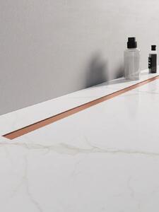 New Trendy Visio Slim Copper Brushed lineáris lefolyó 80 cm OL-0098