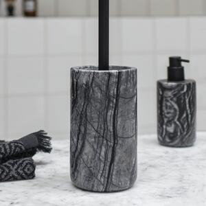 Fekete márvány WC-kefe Marble – Mette Ditmer Denmark