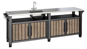 Decocoat unity chef műanyag kerti grill asztal 415l