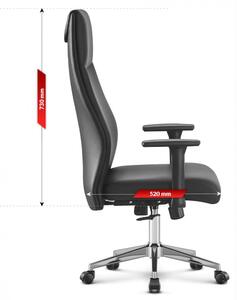 Fekete irodai szék HC-1026