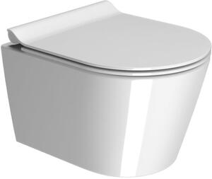 GSI Kube X miska WC wisząca bez kołnierza Swirlflush ExtraGlaze biały 941811