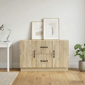 VidaXL Széf fiókkal Sonoma Tölgy 89 x 34,5 x 57 cm Szerelt Fa