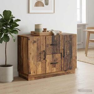 VidaXL Széf Antik Fa 89 x 34,5 x 57 cm Szerelt Fa