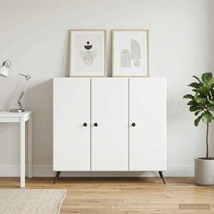 VidaXL Széf Fehér 89 x 34,5 x 80 cm Szerelt Fa