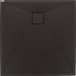 Deante Correo négyzet alakú zuhanytálca 80x80 cm fekete KQR_N42B