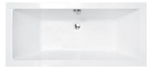 Besco Quadro Slim slip téglalap alakú fürdőkád 190x90 cm fehér #WAQ-190-SL