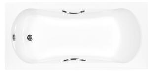 Besco Aria Plus egyenes kád 130x70 cm fehér #WAA-130-PU