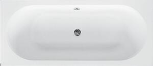 Besco Vitae slip téglalap alakú fürdőkád 150x75 cm fehér #WAV-150-SL