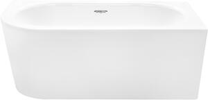 Besco Avita A-Line fal mellé szerelhető fűrdőkád 150x75 cm négyszögletes fehér #WAA-150APBS
