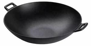 Öntöttvas wok, 50x15,5 cm, Perfect Home