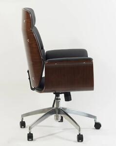 Irodai szék OREGON fekete eco bőr