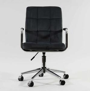 Irodai szék Q-022 fekete bársony 19