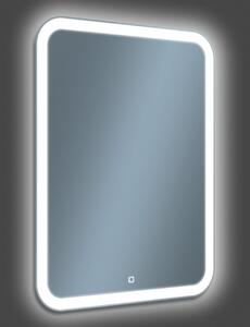 Venti Prima tükör 60x80 cm négyszögletes világítással ezüst 5907722357915