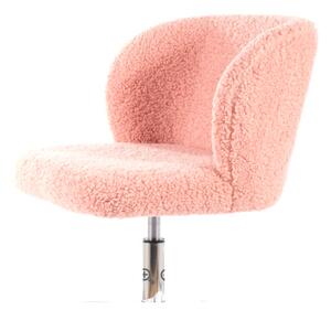 Irodai szék Dolly rózsaszín gyapjú