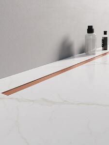New Trendy Visio Slim Copper Brushed lineáris lefolyó 70 cm OL-0097