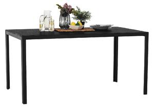 Kerti asztal, 150 cm, fekete, MADERUP NEW