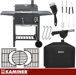 Kerti grill fedővel 105x110x50cm