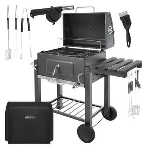 Kerti grill fedővel 114x67x120cm