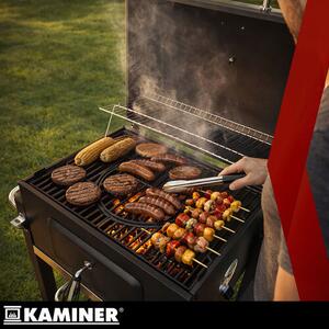 Kerti grill fedővel 114x67x120cm