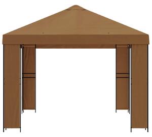 VidaXL Pavilon 4 x 3 m, Poliészter és acél 190 gsm, Bézs