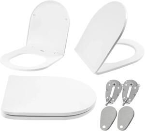 Rea Carlo Mini wc ülőke lágyan zárodó fehér REA-C6001