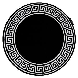 HAMPTON szőnyeg Grecos kör fekete