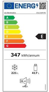 Lg Hűtő side by side GSLC40PYPE