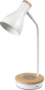 Rabalux Mosley asztali lámpa 1x25 W fehér-fa 74001