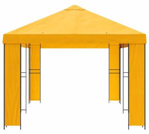 VidaXL Kerti pavilon 6 x 3 m Sárga Poliészter és acél 190
