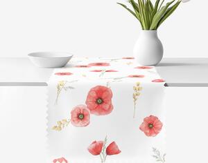 Goldea teflonbevonatú asztali futó - pipacsok 35x120 cm
