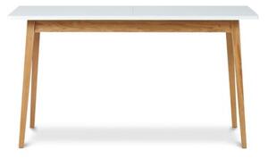 FRISK Összecsukható étkezőasztal 140 cm (fehér / tölgy)