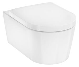 Hansgrohe EluPura S miska wisząca WC bezkołnierzowa AquaFall Flush SmartClean z deską WC wolnoopadającą biały 61119450