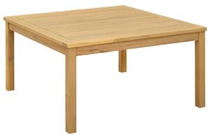 VidaXL Dohányzóasztal Világos akác 85 x 85 x 45 cm Tömör Akácfa